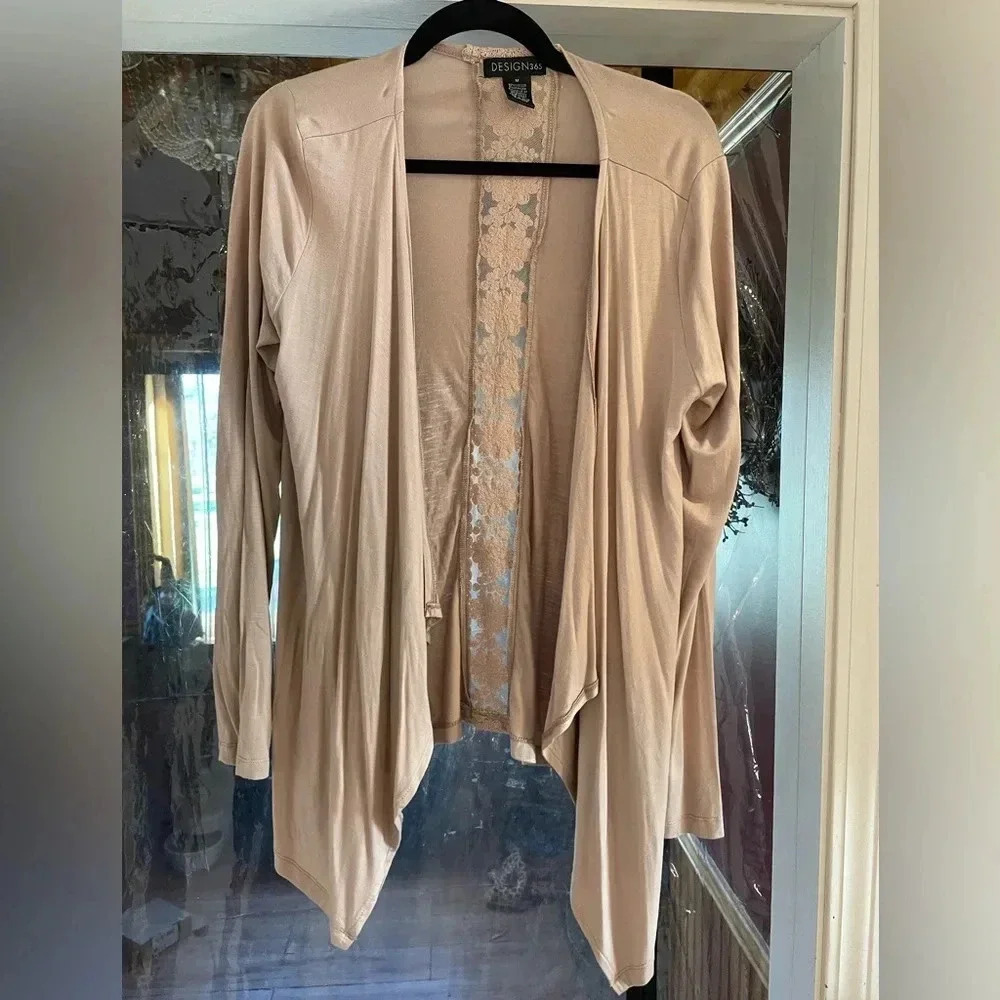 Design 365, Open Front Cardigan, Sz Med